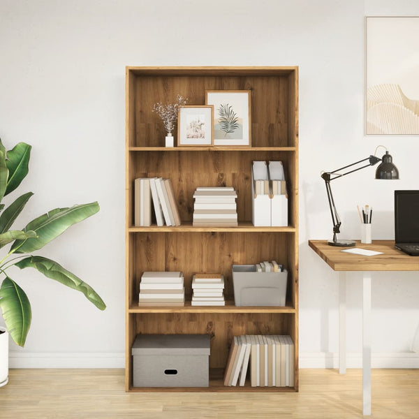 Bücherregal Artisan Eiche 80x30x152 cm