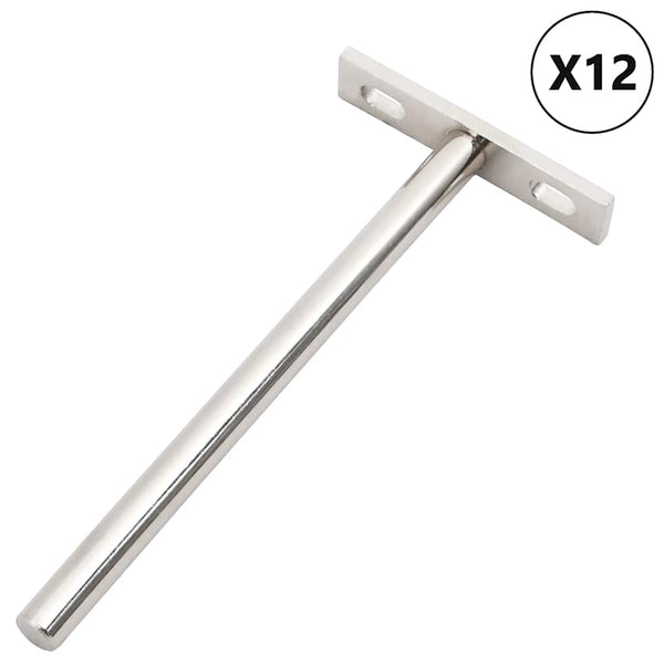 Schwebende Regalträger Ø10x150mm, 12er Set