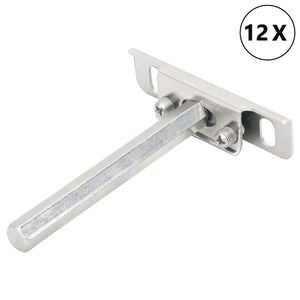 Schwebende Regalträger Ø12x100 mm, 12er Set