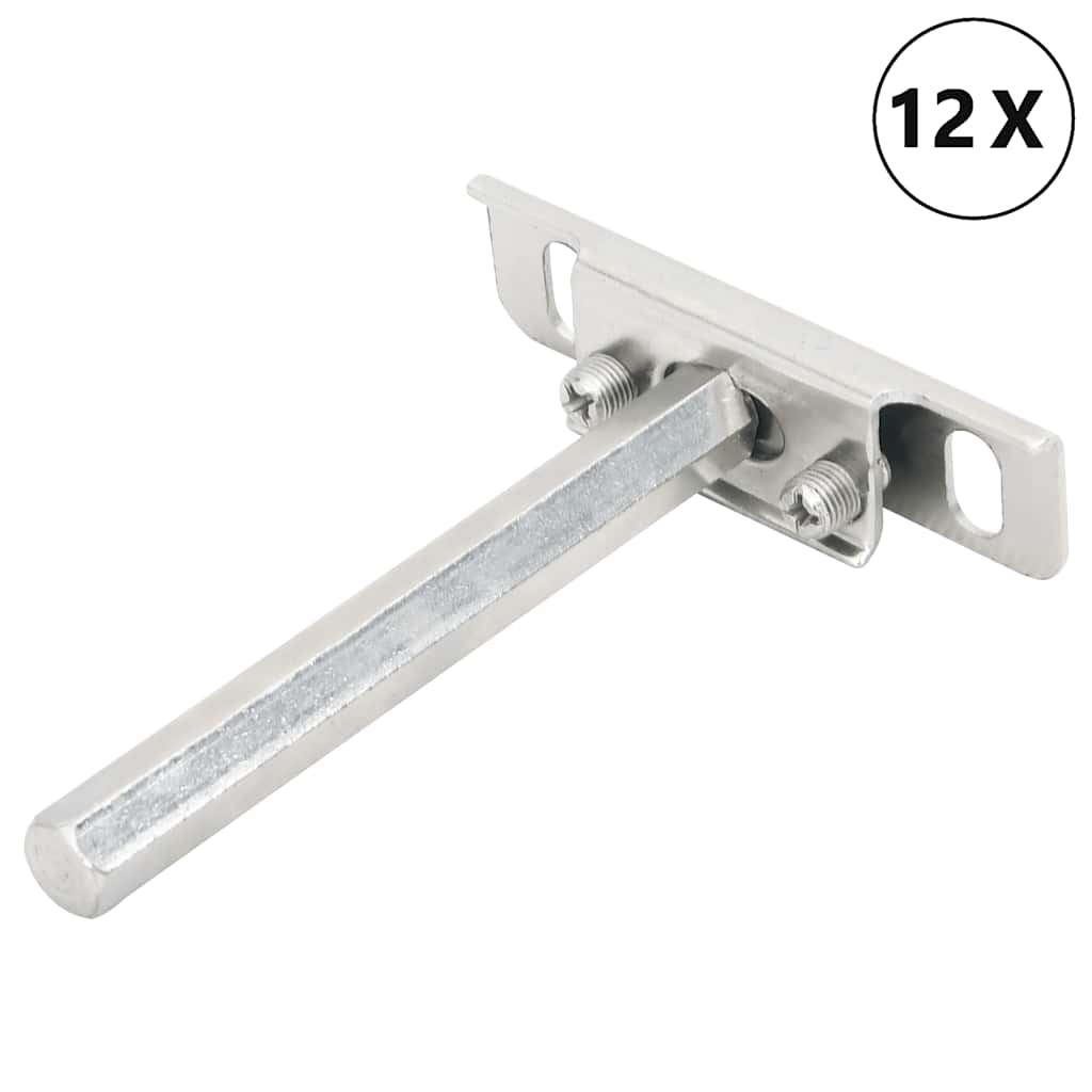 Schwebende Regalträger Ø12x100 mm, 12er Set