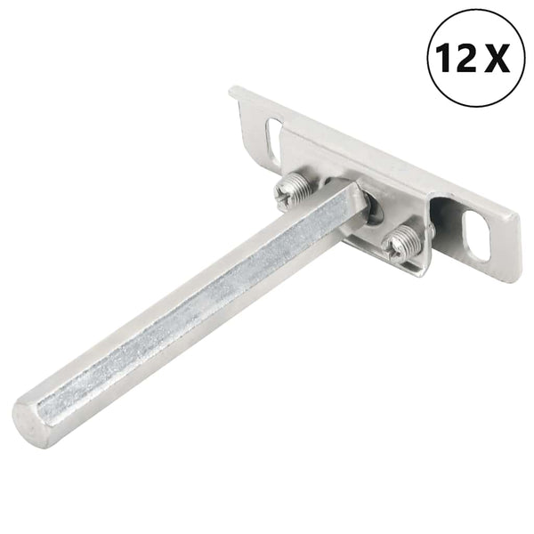 Schwebende Regalträger Ø12x100 mm, 12er Set