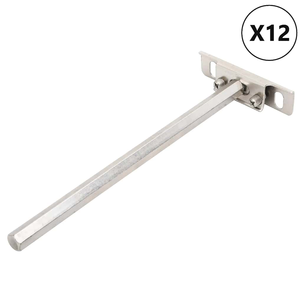 Schwebende Regalträger Ø12x200 mm, 12er Set