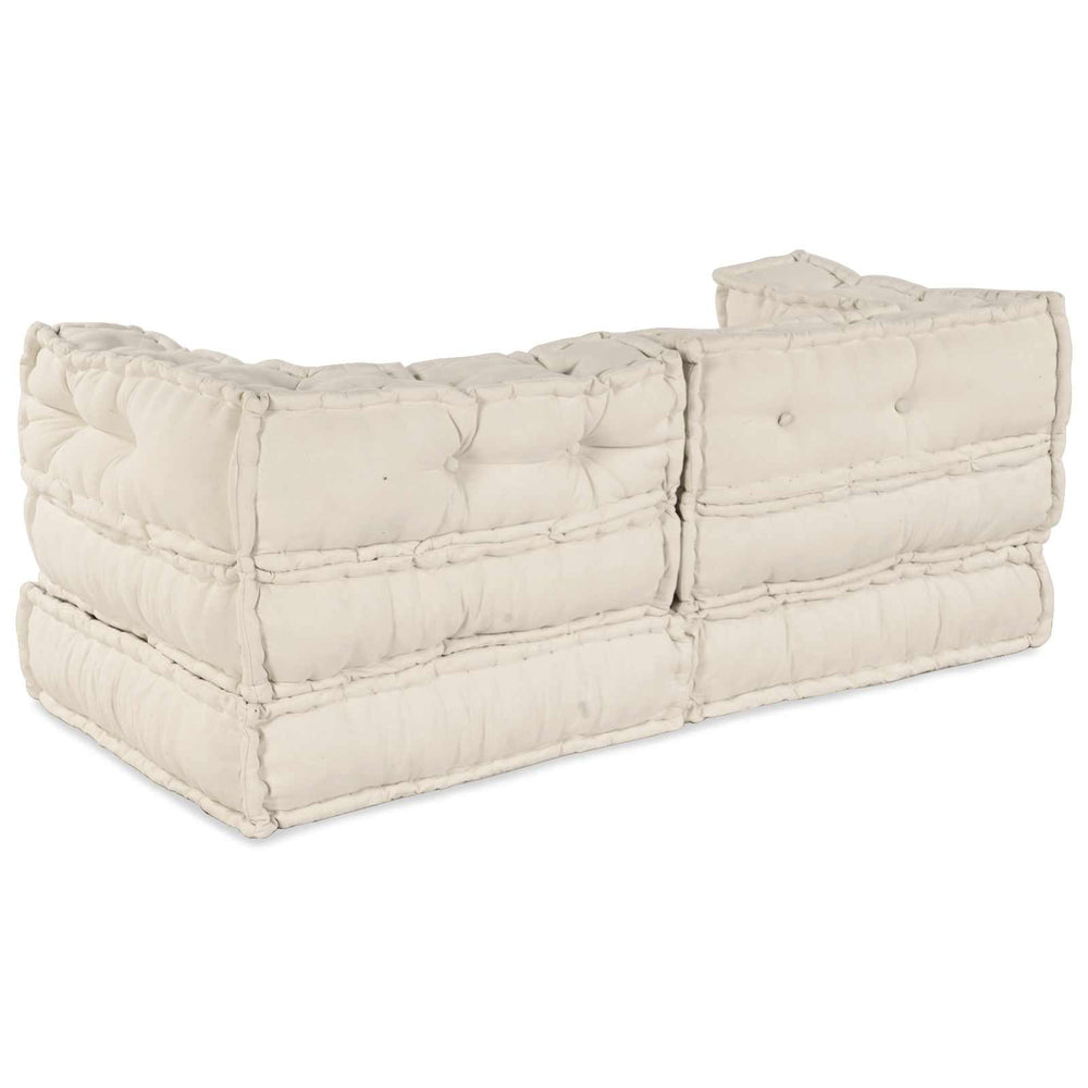 Modulare Sofagarnitur Creme, 2-teilig