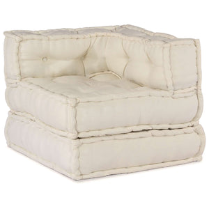 Modulare Sofagarnitur 3-teilig Creme