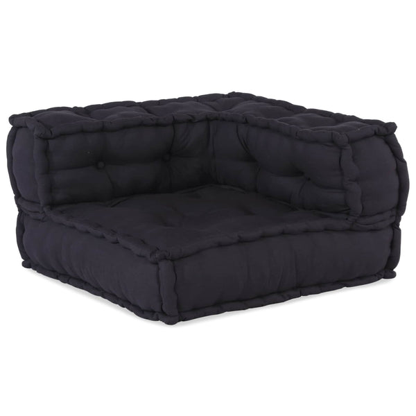 Modulare Sofagarnitur 3-teilig Anthrazit