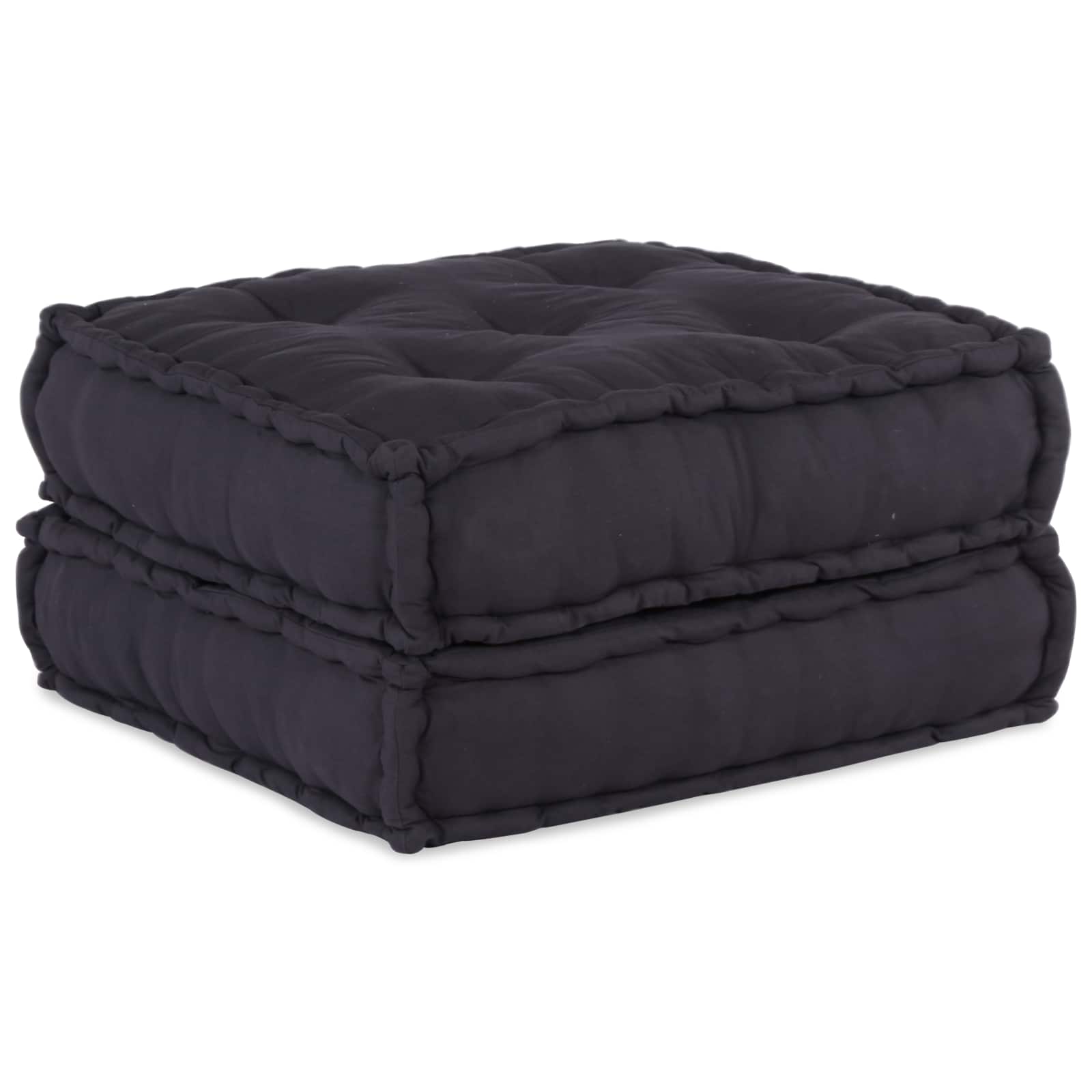 vidaXL Canapé modulable 2 pcs Anthracite 140 x 70 x 36 cm Tissu