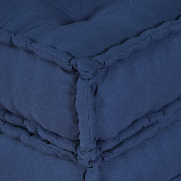 Modulare Sofagarnitur Indigo Stoff 3-teilig