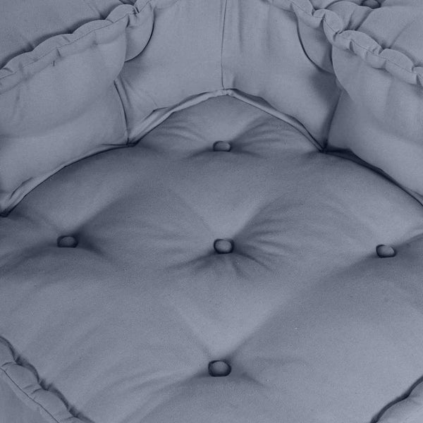 Modulare Sofagarnitur, 3-teilig, Grau