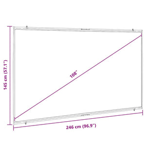 108 Zoll Projektionsleinwand 16:9