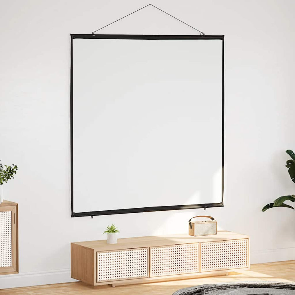 vidaXL Projector Screen Wall-Mounted 81 inch 1:1