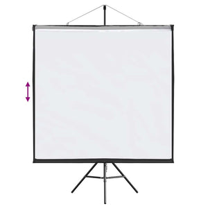Projektionsleinwand mit Stativ, 67 Zoll
