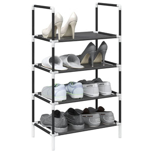 Schuhregal Schwarz 4 Ebenen