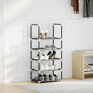 Schuhregal Schwarz 5 Ebenen