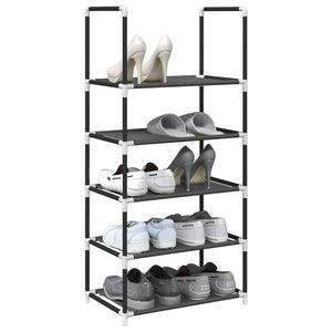 Schuhregal Schwarz 5 Ebenen