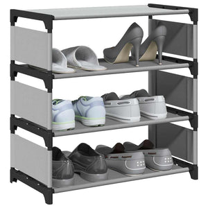 Schuhregal Grau 4 Ebenen