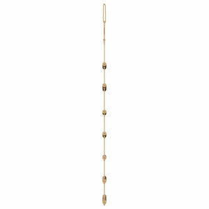 vidaXL Sapins de Noël suspendus avec étoiles 2 pcs 42x90 cm Bois de vigne