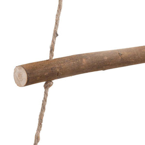 vidaXL Sapins de Noël suspendus avec étoiles 2 pcs 42x90 cm Bois de vigne