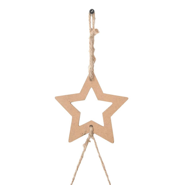 Hängende Weihnachtsbäume mit Sternen 2er Set