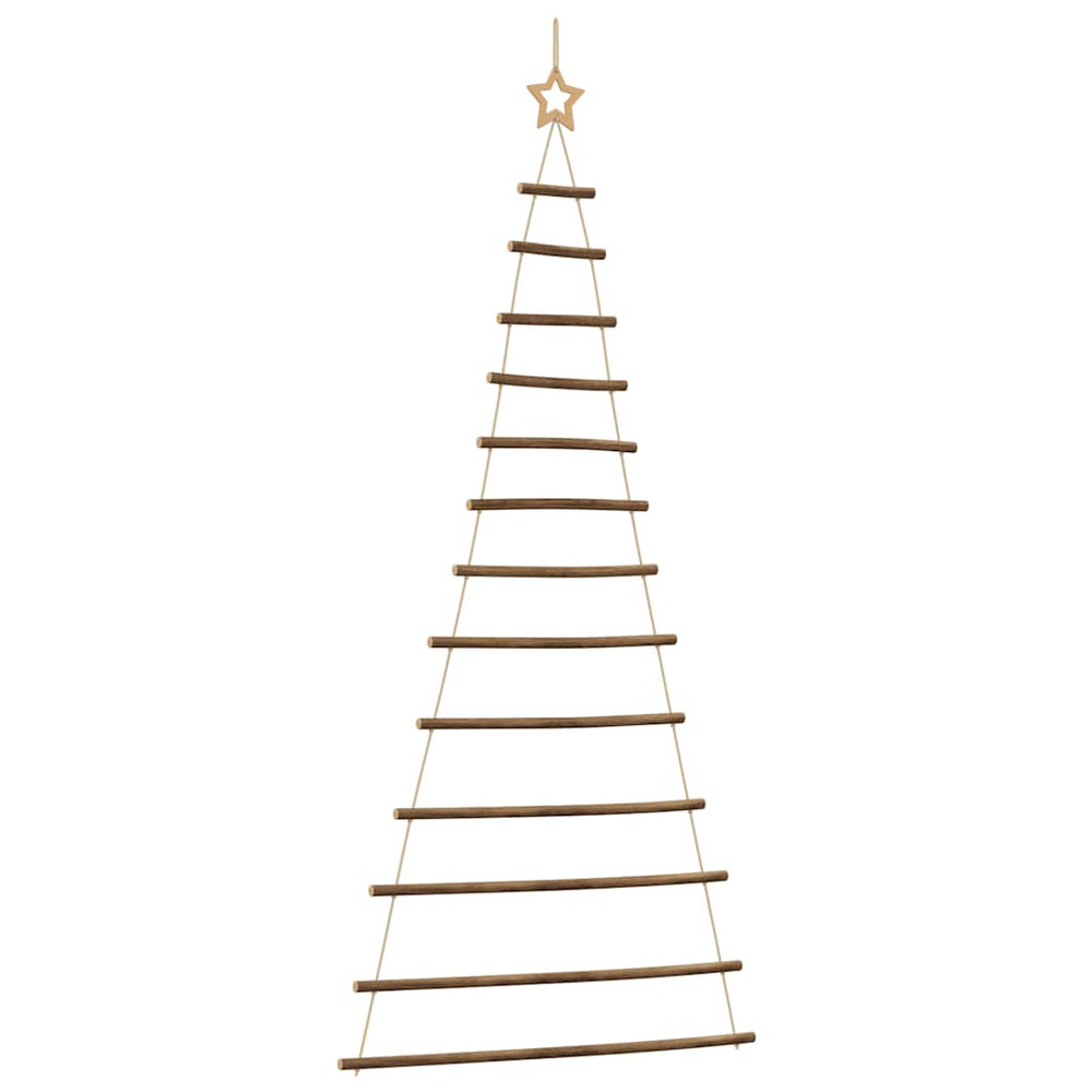 Hängender Weihnachtsbaum Naturzweig mit Stern