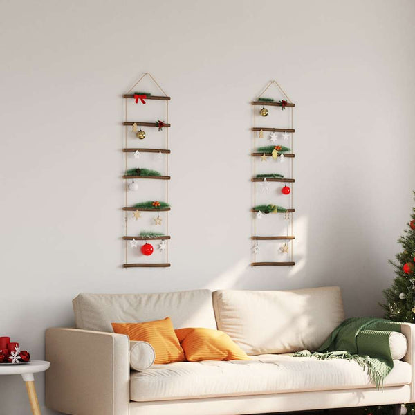 Wanddekoration Leiterform 30x100cm, 2er Set