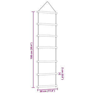 Wanddekoration Leiterform 30x100cm, 2er Set