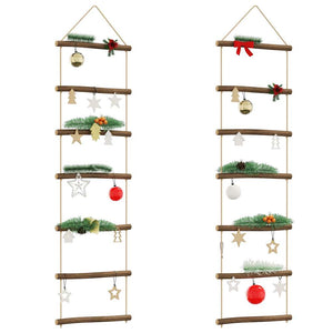 Wanddekoration Leiterform 30x100cm, 2er Set