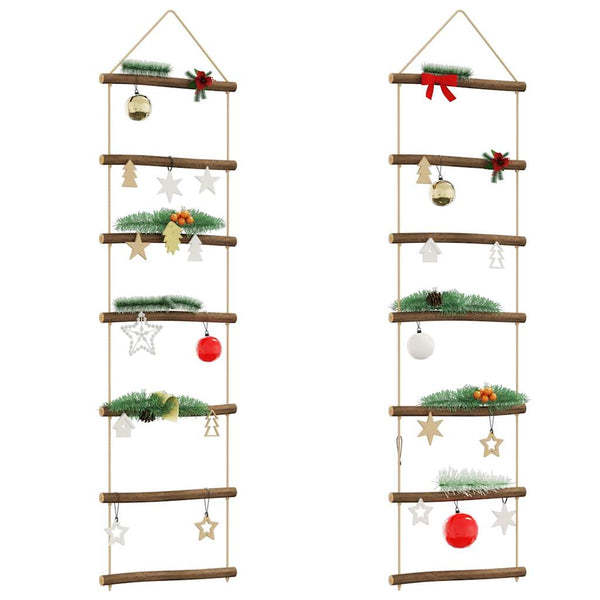 Wanddekoration Leiterform 30x100cm, 2er Set