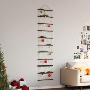 Wanddekoration Leiterform 50x200cm Naturzweig