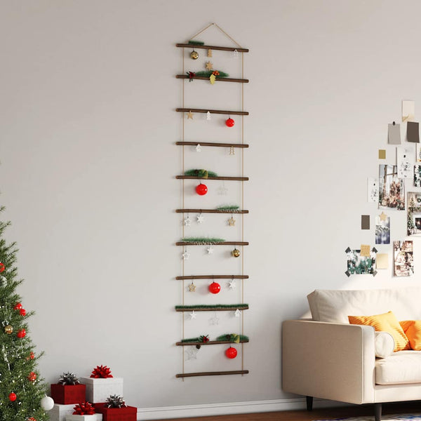 Wanddekoration Leiterform 50x200cm Naturzweig