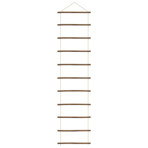 Wanddekoration Leiterform 50x200cm Naturzweig