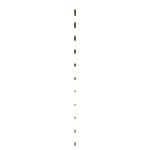 Wanddekoration Leiterform 50x200cm Naturzweig
