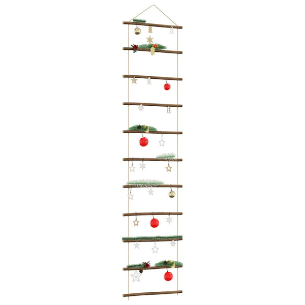 Wanddekoration Leiterform 50x200cm Naturzweig