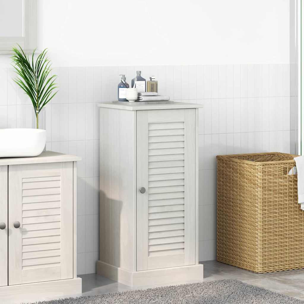 Badezimmerschrank Weiß/Antikweiß 37,5x34x80cm