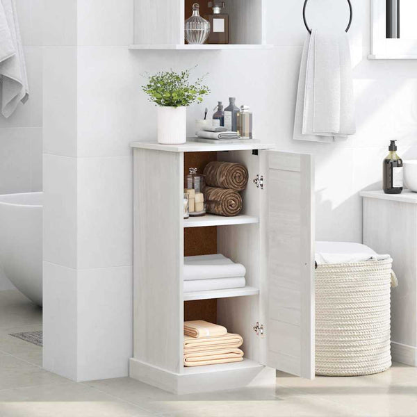 Badezimmerschrank Weiß/Antikweiß 37,5x34x80cm