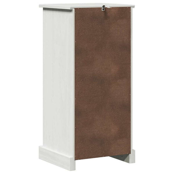 Badezimmerschrank Weiß/Antikweiß 37,5x34x80cm