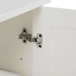 Badezimmerschrank Weiß/Antikweiß 68x34x80 cm