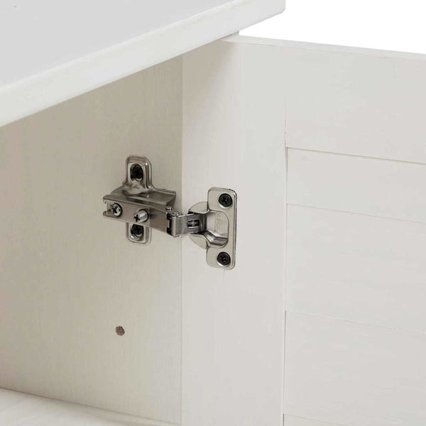 Badezimmerschrank Weiß/Antikweiß 68x34x80 cm