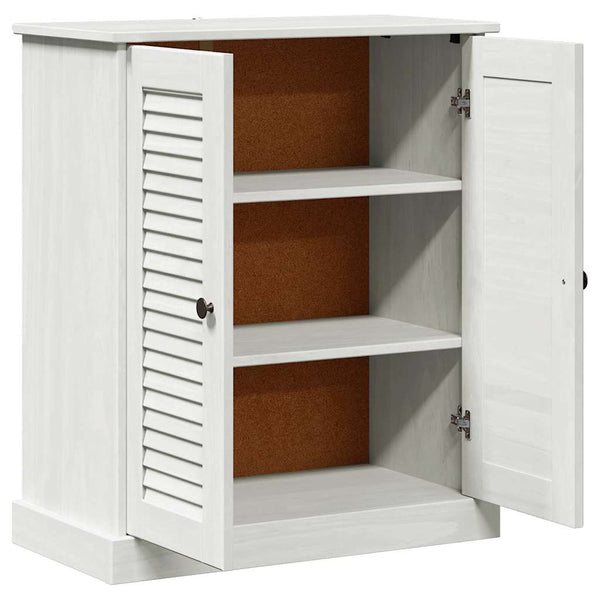 Badezimmerschrank Weiß/Antikweiß 68x34x80 cm