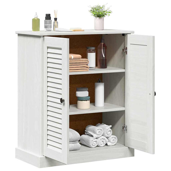 Badezimmerschrank Weiß/Antikweiß 68x34x80 cm