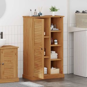 Badezimmerschrank VIGO Braun/Honigbraun 68x34x110cm