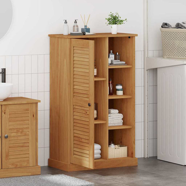 Badezimmerschrank VIGO Braun/Honigbraun 68x34x110cm