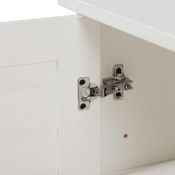 Badezimmerschrank Weiß/Antikweiß 68x34x110cm