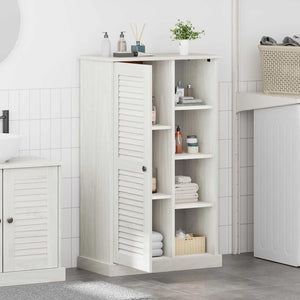 Badezimmerschrank Weiß/Antikweiß 68x34x110cm