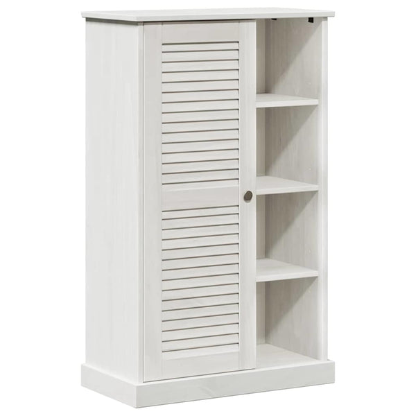 Badezimmerschrank Weiß/Antikweiß 68x34x110cm