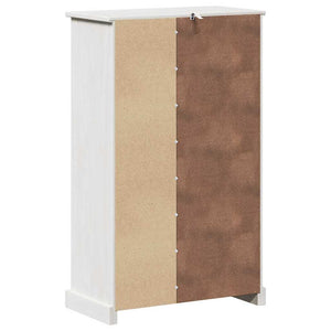 Badezimmerschrank Weiß/Antikweiß 68x34x110cm