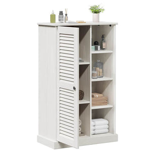 Badezimmerschrank Weiß/Antikweiß 68x34x110cm