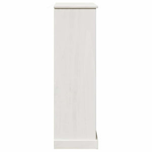 Badezimmerschrank Weiß/Antikweiß 68x34x110cm