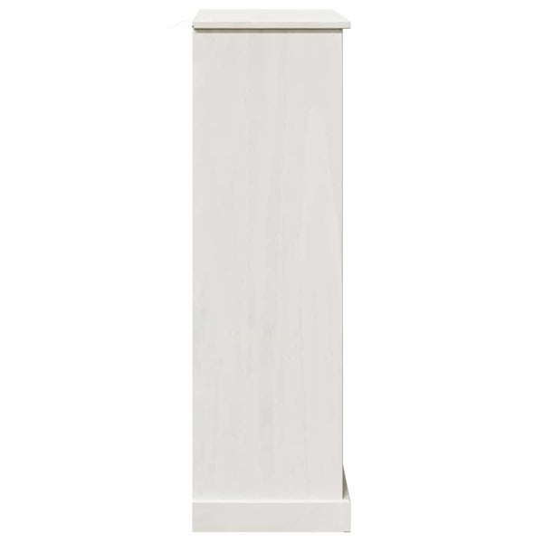 Badezimmerschrank Weiß/Antikweiß 68x34x110cm