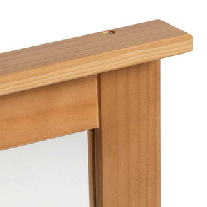 vidaXL Miroir VIGO Marron Miel 55,5 x 5 x 70 cm Bois de pin massif