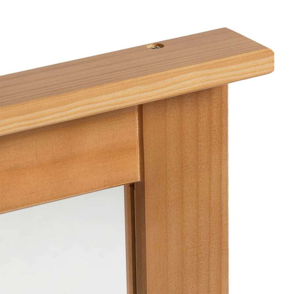 vidaXL Miroir VIGO Marron Miel 55,5 x 5 x 70 cm Bois de pin massif